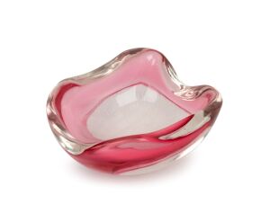 ARCHIMEDE SEGUSO (1909-1999) "Merletto" Murano glass bowl, for VETRERIA ARTISTICA ARCHIMEDE SEGUSO, ​​​​​​​8cm high, 17cm wide.