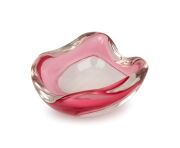 ARCHIMEDE SEGUSO (1909-1999) "Merletto" Murano glass bowl, for VETRERIA ARTISTICA ARCHIMEDE SEGUSO, ​​​​​​​8cm high, 17cm wide.