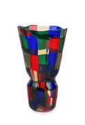 FULVIO BIANCONI (1915-1996) Pezzato Murano glass vase for VENINI, circa 1991, engraved "Venini '91 Fulvio Bianconi", 23cm high. - 2