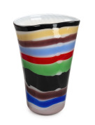 FULVIO BIANCONI (1915-1996) Fasce Orizzontali Murano glass vase, for I.V.R. MAZZEGA, circa 1955, 28.5cm high. - 2