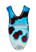 ANZOLO FUGA (1914-1998) Murrine Incatenate Sfumato Murano glass vase, for A.V.E.M., circa 1960, bearing original foil label "A.V.E.M., Made In Italy, Murano", 35cm high. - 2