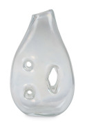 FULVIO BIANCONI (1915-1996) Forato Murano glass vase with iridto finish, for VENINI, circa 1954, circular acid etched mark to base, 37cm high. - 2
