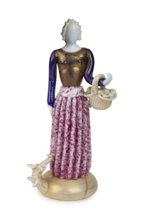 ERCOLE BAROVIER (1889-1974) Madonna Murano glass statue, designed in 1933 and then re-released (whether under license or not) by ALFIO MIAN in 1964, 28cm high.