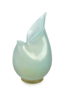 ERCOLE BAROVIER (1889-1974) Evanescenti blue Murano glass vase with aventurine gold inclusions, for VETRERIA BAROVIER & TOSO, circa 1954, 22cm high.