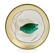 ALFREDO BARBINI (1912-2007) sommerso aquarium glass bowl, for VETRERIA CENEDESE, circa 1948, 5cm high, 28cm wide. - 2
