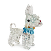 ERCOLE BAROVIER (1889-1974) Scottish Terrier Murano glass sculpture, for BAROVIER & TOSO, circa 1950s, 27cm high. - 2