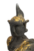 LOREDANO ROSIN (1936-1991) pair of Scavo Murano glass warrior statues, for CENEDESE, circa 1970s, both engraved "Loredano Rosin", 86cm and 88cm high. - 5