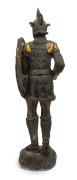 LOREDANO ROSIN (1936-1991) pair of Scavo Murano glass warrior statues, for CENEDESE, circa 1970s, both engraved "Loredano Rosin", 86cm and 88cm high. - 10