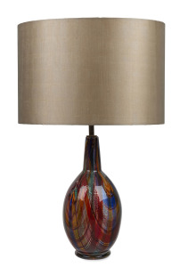 ERCOLE BAROVIER (1889-1974) "Oriente" Murano glass table lamp with later shade, for BAROVIER & TOSO, circa 1966, 61cm high overall.
