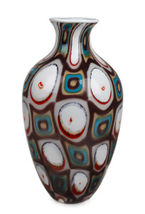 RENZO PAVANELLO "Murrine" Murano glass vase, circa 1988, ​​​​​​​37cm high.