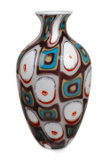 RENZO PAVANELLO "Murrine" Murano glass vase, circa 1988, ​​​​​​​37cm high. - 2