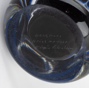 EDVIN &Ouml;HRSTR&Ouml;M (1906&ndash;1994) Ariel Swedish art glass vase with unusual geometric cube design, for ORREFORS, 1957, engraved "ORREFORS, ARIEL No.466F, EDVIN &Ouml;HRSTR&Ouml;M", 17.5cm high. - 3