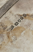 A fine quality Georgian sterling silver oval serving tray with engraved coat of arms, stamped "E.I." and made in London, circa 1790, 48cm wide, 1810 grams. - 2