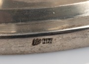 WING NAM & Co. antique Chinese export silver teapot with ebonized timber handle, 19th/20th century, stamped "W.N." with seal mark, 21cm high, 533 grams including handle. - 2
