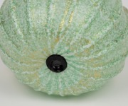 ERCOLE BAROVIER (1889-1974) speckled green Murano glass fruit form wall vase with gold foil inclusions, for BAROVIER & TOSO, circa 1950's, 11.5cm high, 13.5cm wide. - 3