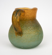 GEORGES DE FEURE French art glass pitcher, circa 1910, signed "G. de Feure", ​​​​​​​17cm high. - 3