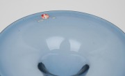 TAPIO WIRKKALA (1915-1985) Neodymium Finnish blue and lilac sommerso glass vase, Model 3539, for IITTALA, engraved "TAPIO WIRKKALA, 3539" and bearing remains of original label, 17.5cm high. - 2
