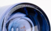 TAPIO WIRKKALA (1915-1985) Neodymium Finnish blue and lilac sommerso glass vase, Model 3539, for IITTALA, engraved "TAPIO WIRKKALA, 3539" and bearing remains of original label, 17.5cm high. - 3
