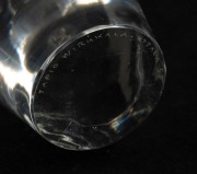 TAPIO WIRKKALA (1915-1985) "Tokio" Finnish glass vase, model No. 3576, for IITTALA, circa 1954, engraved "TAPIO WIRKKALA, IITTALA-54", 14cm high. - 2