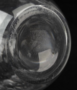 EDVIN &Ouml;HRSTR&Ouml;M (1906&ndash;1994) "Quail" Swedish art glass vase, for ORREFORS, circa 1954, engraved "ORREFORS, F3457/4...", 26cm high. - 2