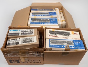 ASSORTED TRAIN & TRAM KITS including PC models, Bec Tram kits, GS models etc., (qty). Hours of fun!
