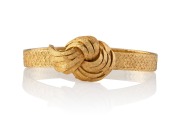 BUCHERER 18ct gold cocktail watch on 18ct gold bracelet housed in original box, ​​​​​​​46 grams including movement.