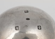 LAWN BOWLS Scottish sterling silver presentation "Jack" engraved "ST. V.B. & T.C. Presented To Mrs. A. WOOD SMITH On Opening The Green, 26/4/13", made in Glasgow, early 20th century, 6cm diameter, 262 grams. - 2