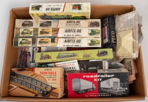 AIRFIX-OO: Assorted vintage boxed model train kits, (qty).