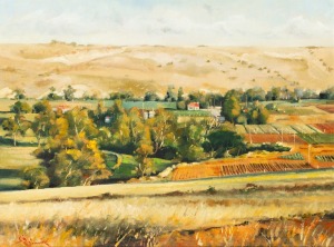 GREGORY R. SMITH, Maribyrnong River Valley, Arundel, oil on canvas on board, signed lower left "G.R. Smith", ​​​​​​​45 x 60cm, 64 x 80cm overall.