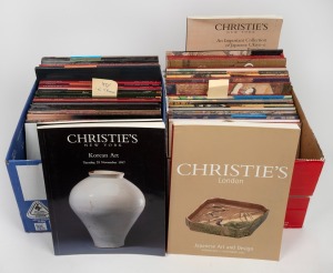 AUCTION CATALOGUES Christie's International focusing on Japanese, Korean and Satsuma, 1990 - 2000s (approximately 40)