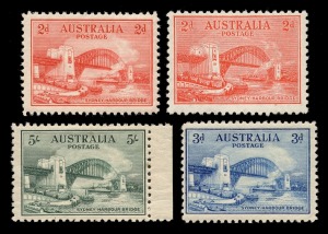 1932 (SG.141-44) Bridge set, (4) MUH.