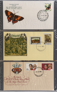 1971 - 1990 collection of official unaddressed APO FDCS; all different. FV: $200+. (130+).