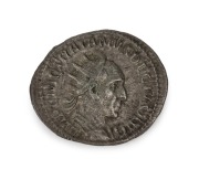 Roman Empire: AR Antoninianus Trajan Decius (249-251 AD),. Rome Mint, R.I.C. 28b Uberitas reverse.