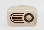AWA RADIOLA vintage mantle radio in cream bakelite case, ​​​​​​​19cm high.