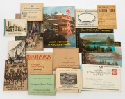 POSTCARDS: BRITISH ISLES AND OTHERS - PICTORIAL FOLDERS: Group of twenty pictorial folders, mostly c. 1950s and 60s, featuring mostly England, but also New Zealand and Japan. (20 items)
