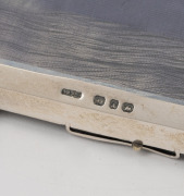 An antique English sterling silver three-fold picture frame, made in Birmingham, circa 1897, ​​​​​​​18cm high, 32.5cm wide. - 3