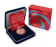 XVII COMMONWEALTH GAMES: 2002 RAM tri-metallic $50 proof, limited edition #1368/5000, featuring gold centre, silver inner ring, and copper outer ring; offered in presentation case with box and CoA.
