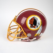 NFL - REDSKINS: Full-size 1989 Riddell gridiron helmet (size L), with the now defunct logo on either side and "Meets NOCSAE Standard" inscription on rear. - 2