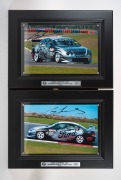 CRAIG LOWNDES - 2001: A unique collection of eleven different framed and glazed signed action photographs of Lowndes and his Gibson Motorsport AU XR8 Falcon, all numbered 00/100, each 33 x 43cm overall. (11 items) - 3