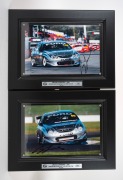 CRAIG LOWNDES - 2001: A unique collection of eleven different framed and glazed signed action photographs of Lowndes and his Gibson Motorsport AU XR8 Falcon, all numbered 00/100, each 33 x 43cm overall. (11 items) - 4
