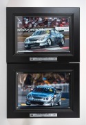 CRAIG LOWNDES - 2001: A unique collection of eleven different framed and glazed signed action photographs of Lowndes and his Gibson Motorsport AU XR8 Falcon, all numbered 00/100, each 33 x 43cm overall. (11 items) - 5