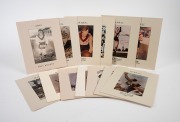SWANS BROWNLOW MEDALLISTS: Collection of thirteen signed pictures, all window mounted, 25.5 x 20cm overall; noted Ron Clegg, Fred Goldsmith, Bob Skilton, Peter Bedford, Graham Teasdale, Barry Round, also Bob Pratt and Jack Williams, plus two other unsigne