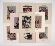 SWANS BROWNLOW MEDALLISTS: Collection of thirteen signed pictures, all window mounted, 25.5 x 20cm overall; noted Ron Clegg, Fred Goldsmith, Bob Skilton, Peter Bedford, Graham Teasdale, Barry Round, also Bob Pratt and Jack Williams, plus two other unsigne - 2