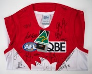 AFL "On-Field Team Gear" Sydney Swans guernsey, signed by more than forty members of the c. 2013 Swans roster, including Kieran Jack, Dane Rampe, Brandon Jack, and others. - 2