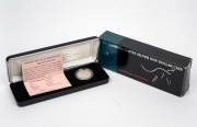 ONE DOLLAR: 1994 RAM Sydney Coin Fair sterling silver $1 proof with continuous milled edge, limited edition #3506/5000, in presentation case with box and CoA.