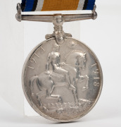 SOUTH AFRICA: WORLD WAR ONE pair comprising Victory Medal with bronze oak leaf impressed to CPL. F.A. McINTOSH S.A.S.C. and the British War Medal impressed S/SJT. F.A. McINTOSH S.A.P.C., (2). McIntosh was Mentioned in Despatches. - 2