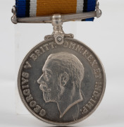 SOUTH AFRICA: WORLD WAR ONE pair comprising Victory Medal with bronze oak leaf impressed to CPL. F.A. McINTOSH S.A.S.C. and the British War Medal impressed S/SJT. F.A. McINTOSH S.A.P.C., (2). McIntosh was Mentioned in Despatches. - 3
