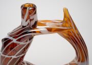 FULVIO BIANCONI (1915-1996) "Mermaid, Decoro a Rete" Murano glass figural carafe, for VENINI, circa 1950, three line acid etched mark to base "Venini, Murano, Italia", 23cm high. - 7