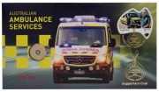 2022 Australia Post $2 "Australian Ambulance Services" PNC, limited edition 078/100, overprinted "Canberra Stamp Show Supporters Club".