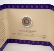 QUEEN ELIZABETH II - CORONATION 60th ANNIVERSARY: RAM 2013 coloured uncirculated $2, 'C' mint mark, in tri-fold card. - 2
